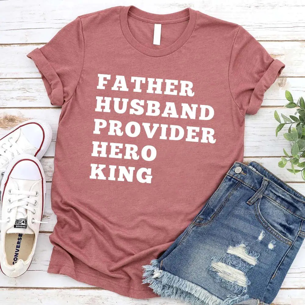 Father Graphic Tee – Unisex Inspirational Dad Shirt