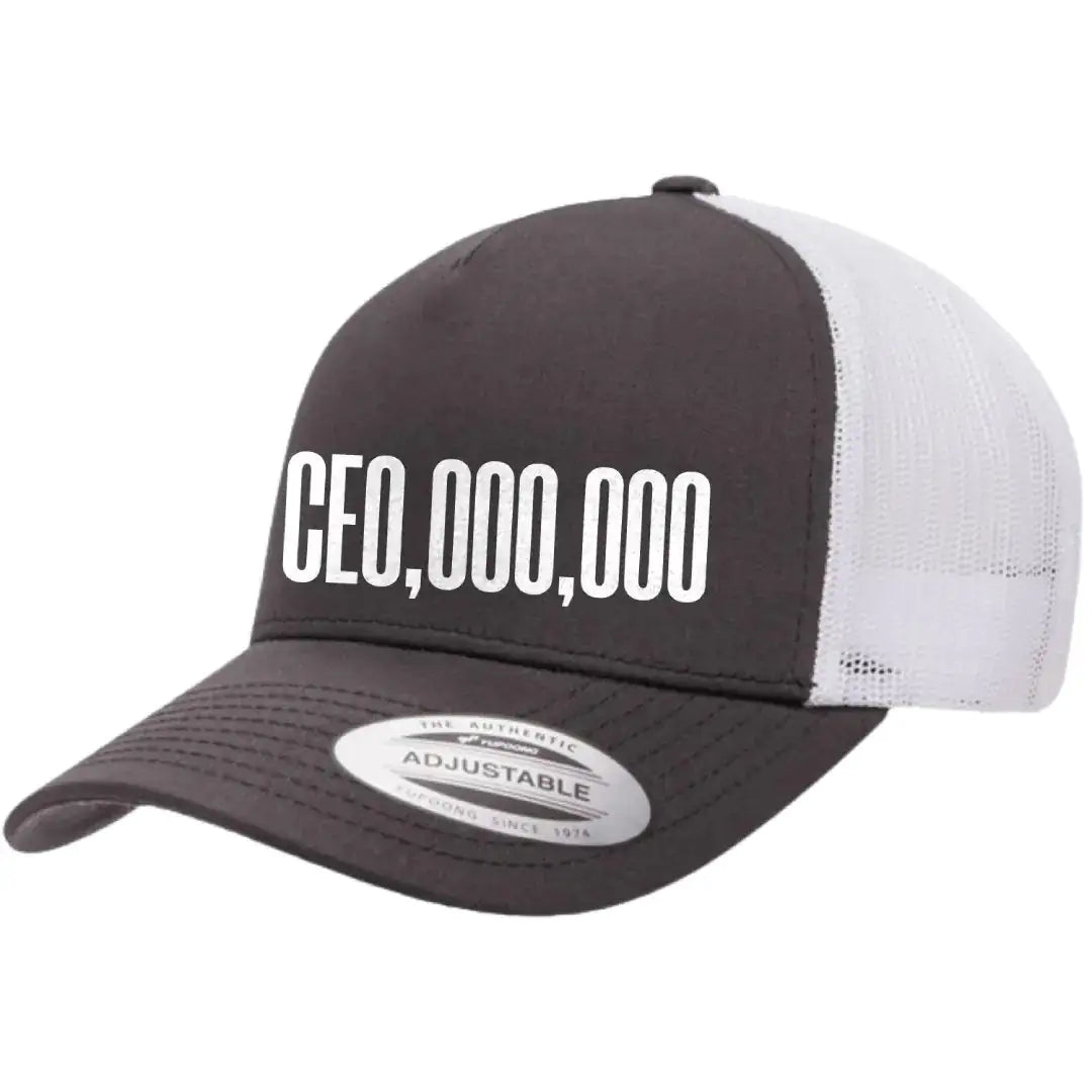 CEO.0000.000 Retro Embroidered Snapback Trucker Hat