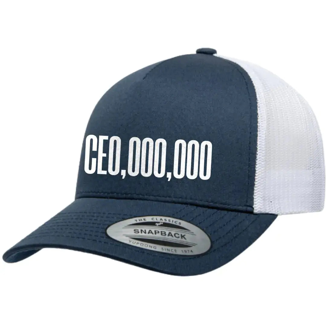 CEO.0000.000 Retro Embroidered Snapback Trucker Hat