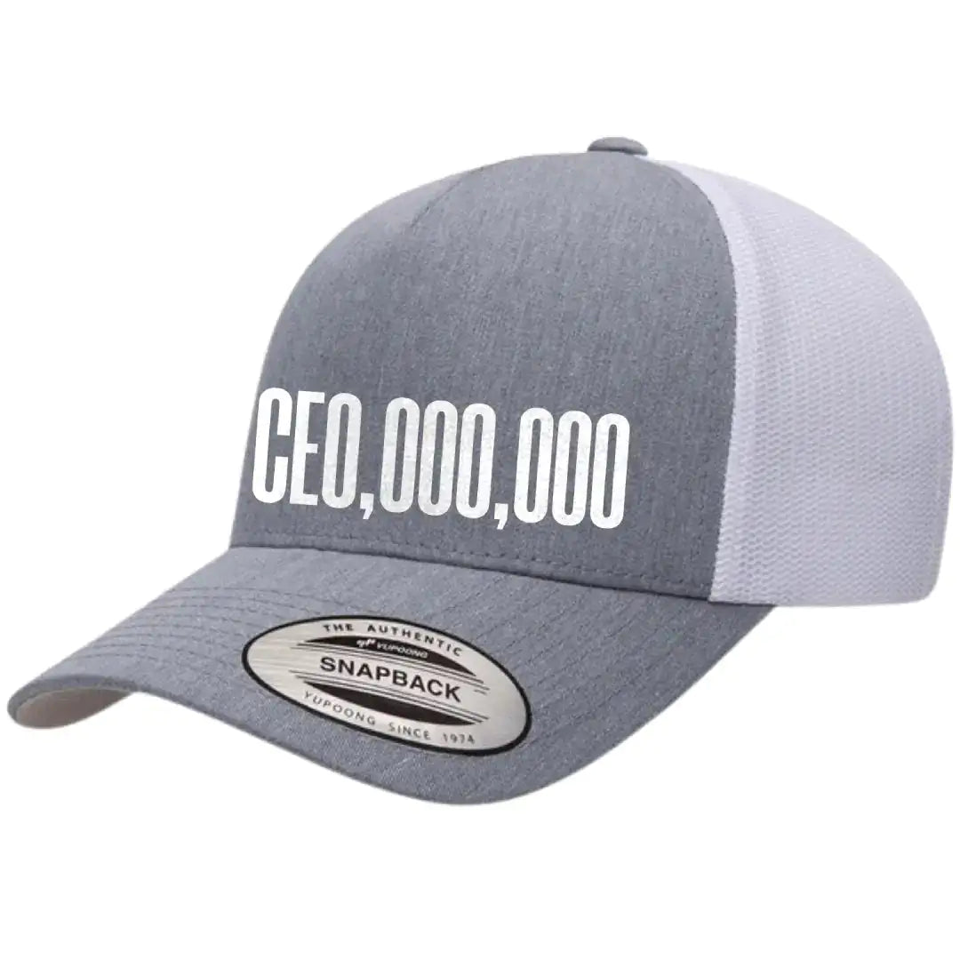 CEO.0000.000 Retro Embroidered Snapback Trucker Hat