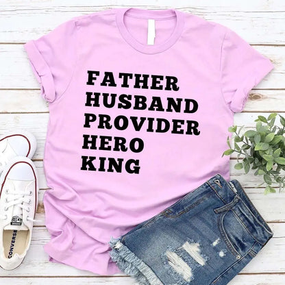 Father Graphic Tee – Unisex Inspirational Dad Shirt
