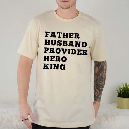 Father Graphic Tee – Unisex Inspirational Dad Shirt