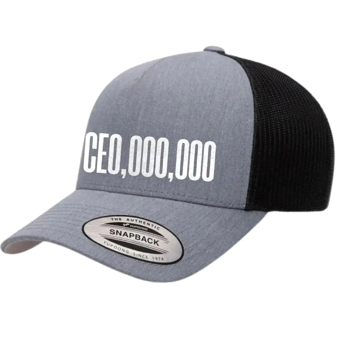 CEO.0000.000 Retro Embroidered Snapback Trucker Hat