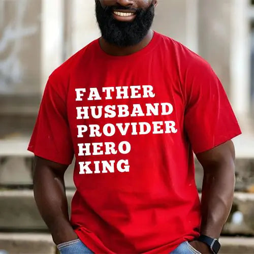Father Graphic Tee – Unisex Inspirational Dad Shirt