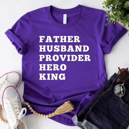 Father Graphic Tee – Unisex Inspirational Dad Shirt