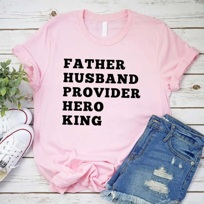 Father Graphic Tee – Unisex Inspirational Dad Shirt