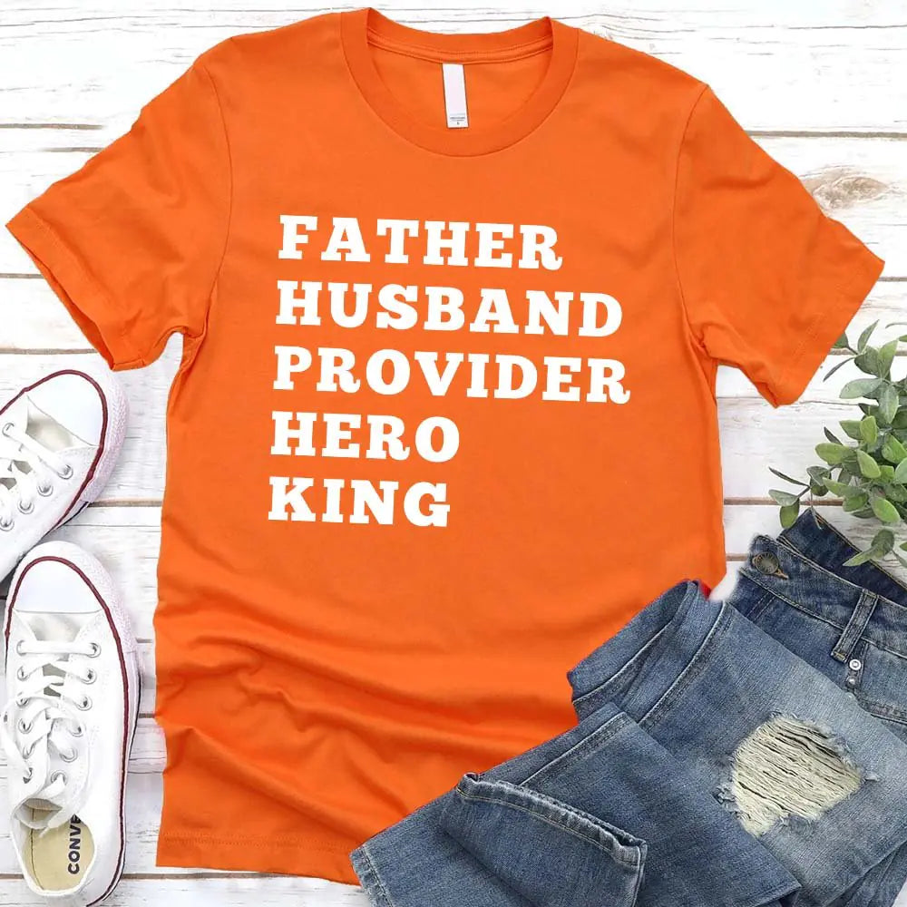 Father Graphic Tee – Unisex Inspirational Dad Shirt