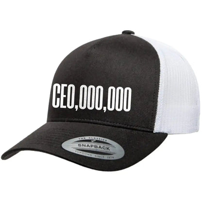 CEO.0000.000 Retro Embroidered Snapback Trucker Hat