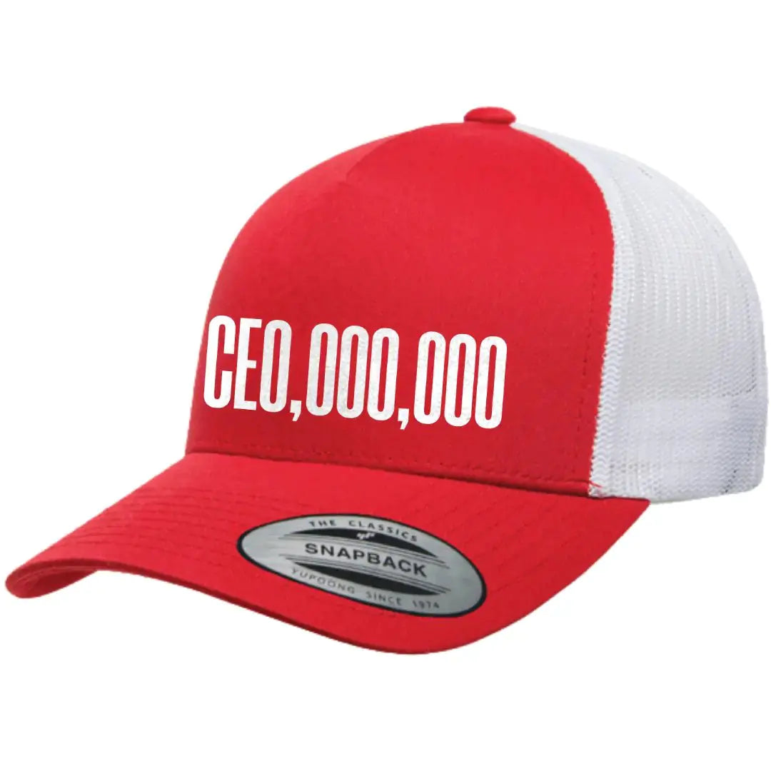 CEO.0000.000 Retro Embroidered Snapback Trucker Hat