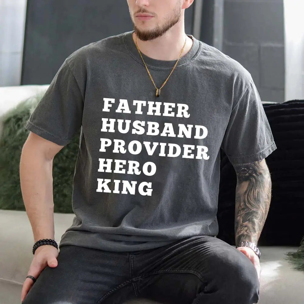Father Graphic Tee – Unisex Inspirational Dad Shirt
