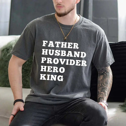 Father Graphic Tee – Unisex Inspirational Dad Shirt