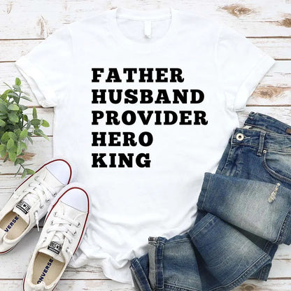Father Graphic Tee – Unisex Inspirational Dad Shirt