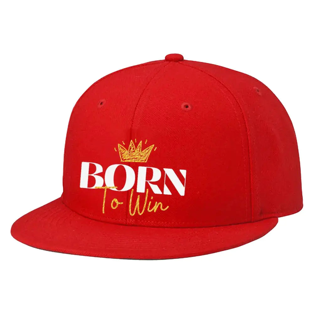 Born To Win Embroidered Hat