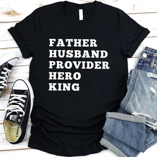 Father Graphic Tee – Unisex Inspirational Dad Shirt