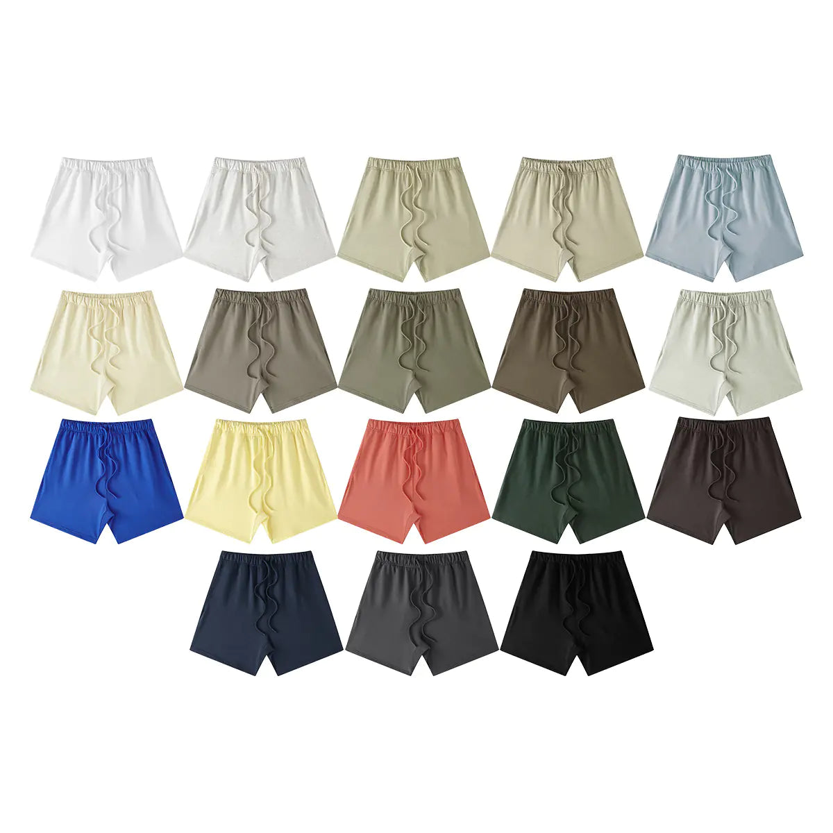 Men's Fashion Loose Solid Color Shorts