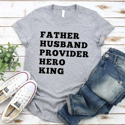 Father Graphic Tee – Unisex Inspirational Dad Shirt