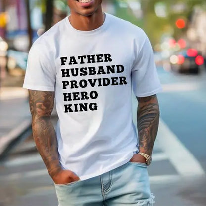 Father Graphic Tee – Unisex Inspirational Dad Shirt